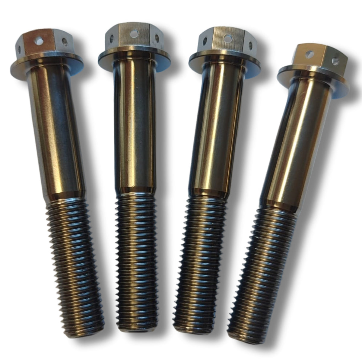 鍔 Titanium Front Brake Caliper Bolts x 4 Kawasaki ZX12R 04-06 Z1000